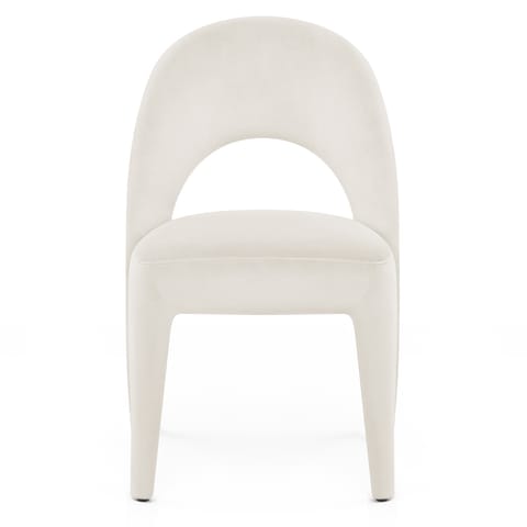 Amore Chair Ivory Velvet