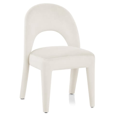 Amore Chair Ivory Velvet