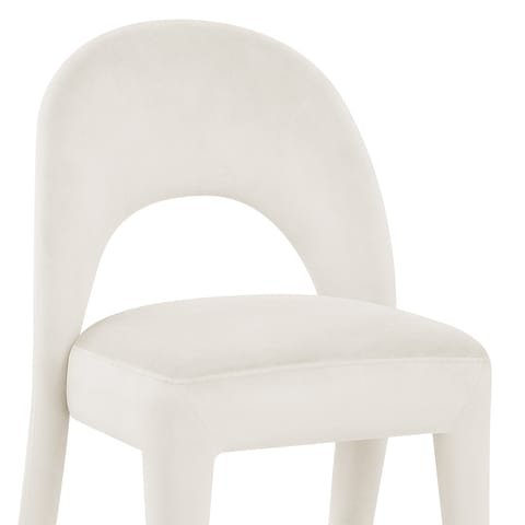 Amore Chair Ivory Velvet
