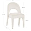 Amore Chair Ivory Velvet