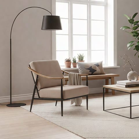 Nook Chair Tweed Fabric