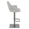 Antonia Graphite Stool Light Grey