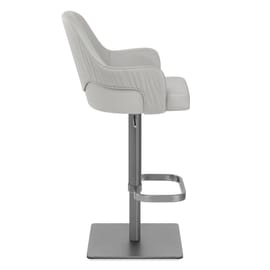 Antonia Graphite Stool Light Grey