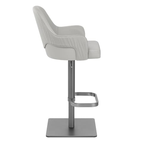 Antonia Graphite Stool Light Grey