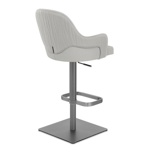 Antonia Graphite Stool Light Grey