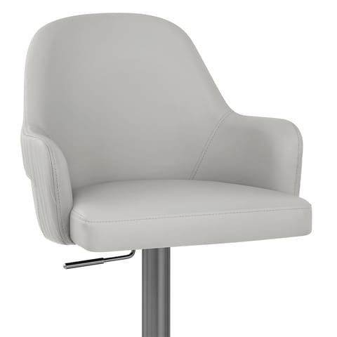 Antonia Graphite Stool Light Grey