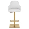 Toni Gold Stool White
