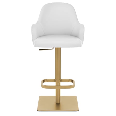 Toni Gold Stool White
