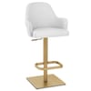 Toni Gold Stool White