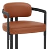 Kara Real Leather Dining Chair Tan