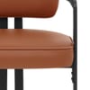Kara Real Leather Dining Chair Tan