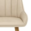 Rosa Oak Bar Stool Beige