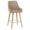 Rosa Oak Bar Stool Brown