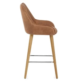 Rosa Oak Bar Stool Tan