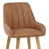 Rosa Oak Bar Stool Tan