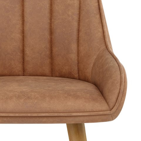 Rosa Oak Bar Stool Tan