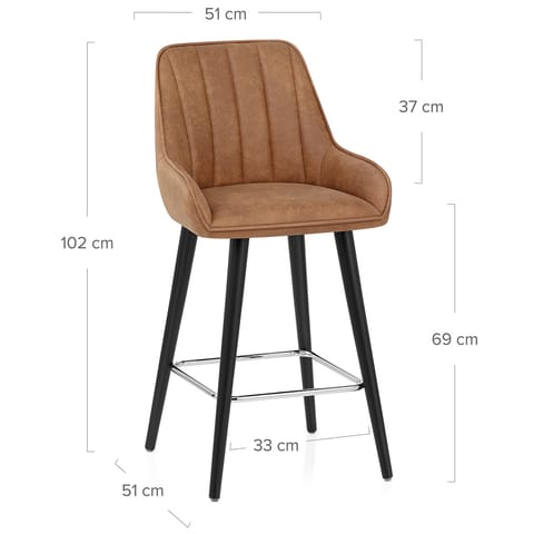 Rosa Bar Stool Tan