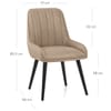 Rosa Dining Chair Brown