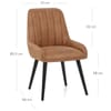 Rosa Dining Chair Tan