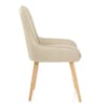 Rosa Oak Dining Chair Beige