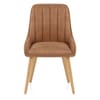 Rosa Oak Dining Chair Tan