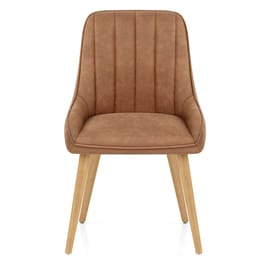 Rosa Oak Dining Chair Tan