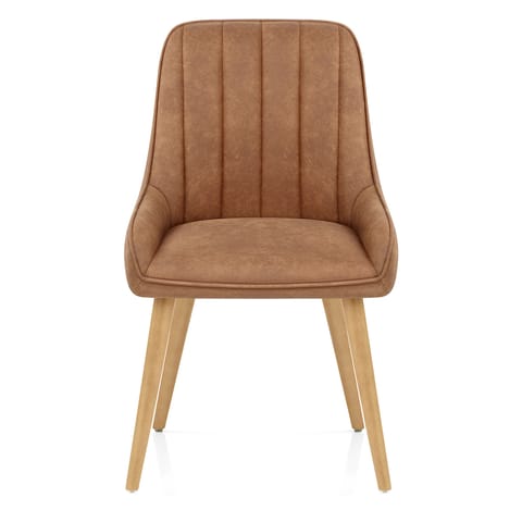 Rosa Oak Dining Chair Tan