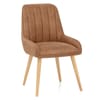Rosa Oak Dining Chair Tan