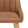 Rosa Oak Dining Chair Tan