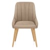 Rosa Oak Dining Chair Brown