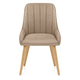 Rosa Oak Dining Chair Brown