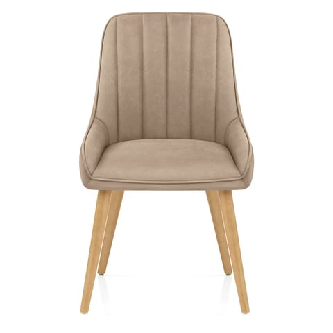 Rosa Oak Dining Chair Brown