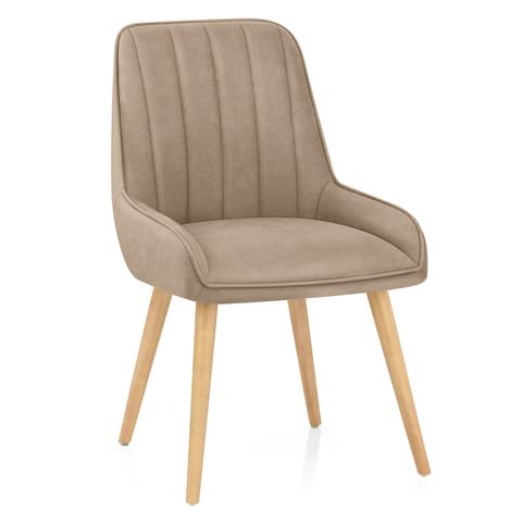 Rosa Oak Dining Chair Brown