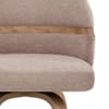 Odessa Oak Bar Stool Brown Fabric