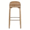 Curve Bar Stool Antique Oak