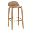 Curve Bar Stool Antique Oak