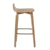 Curve Bar Stool Antique Oak