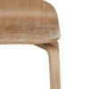 Curve Bar Stool Antique Oak