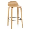 Curve Bar Stool Polished Oak