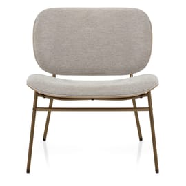 Dusk Chair Beige Fabric