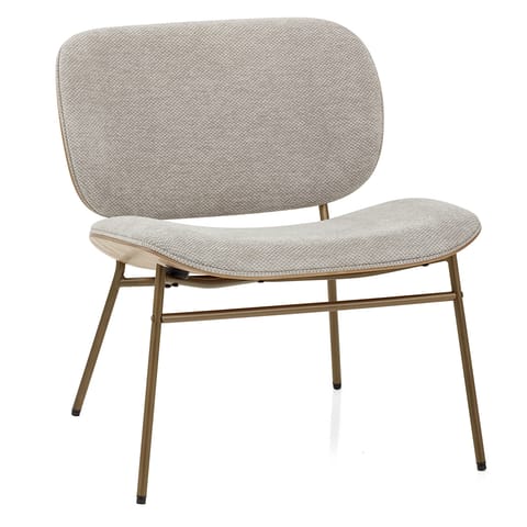 Dusk Chair Beige Fabric