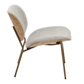 Dusk Chair Beige Fabric