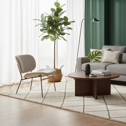 Dusk Chair Beige Fabric