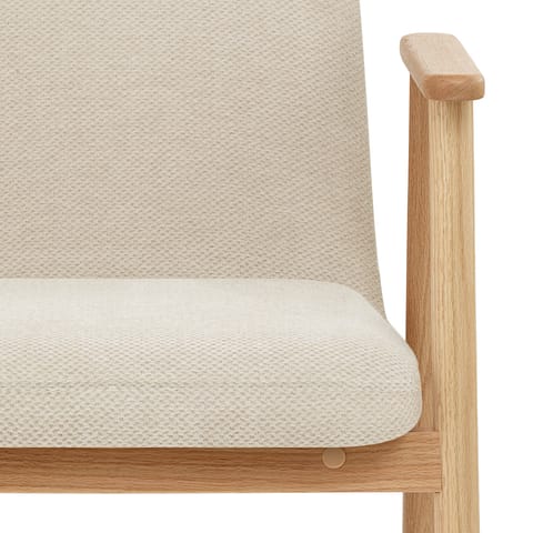 Ripley Chair Beige Fabric