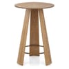 Bravo Bar Table Antique Oak