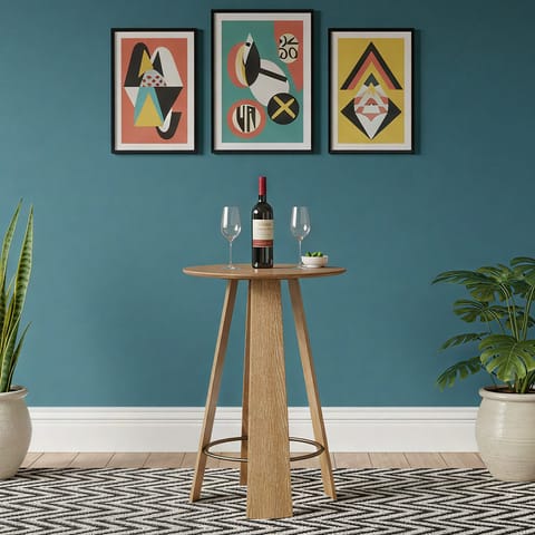 Bravo Bar Table Antique Oak