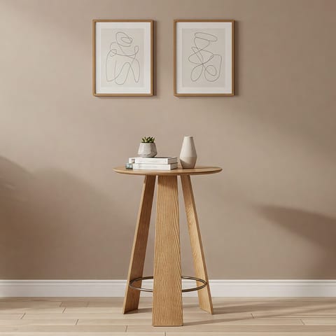 Bravo Bar Table Antique Oak