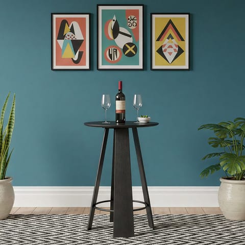 Bravo Bar Table Black Wood