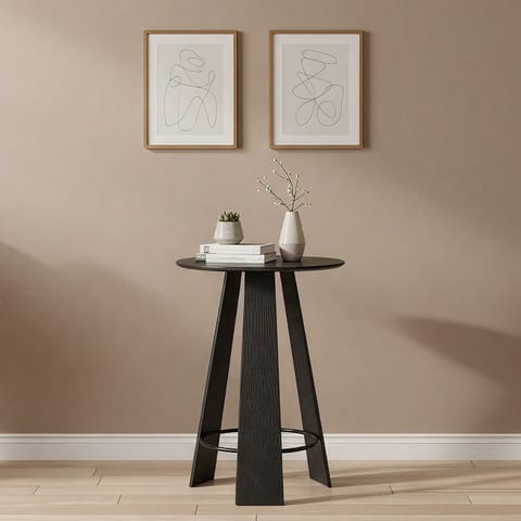 Bravo Bar Table Black Wood