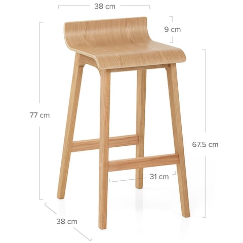 Slink Wooden Bar Stool